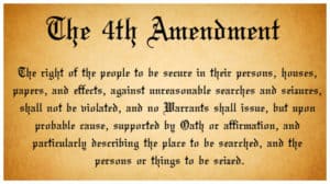 The bill of rights 4th amendment